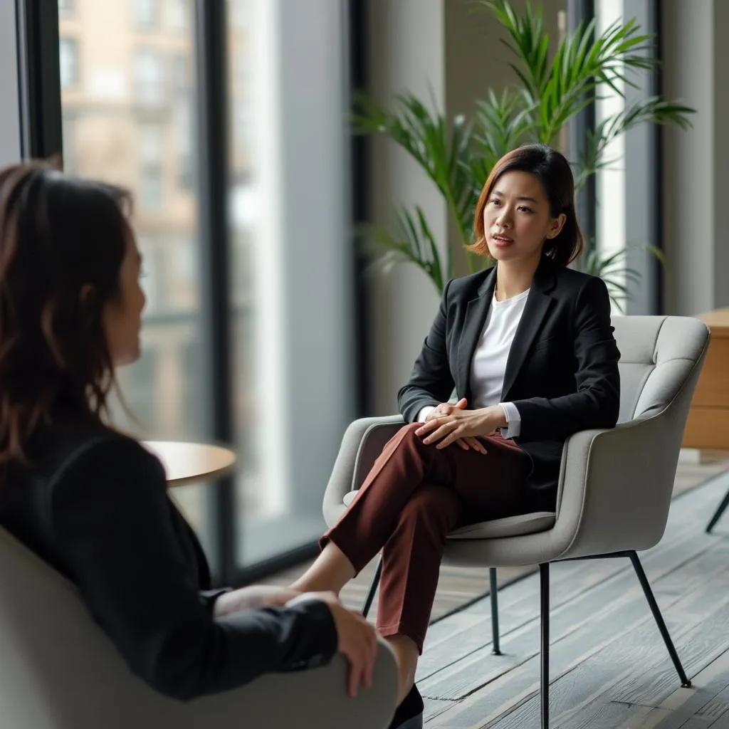 Career coaching session