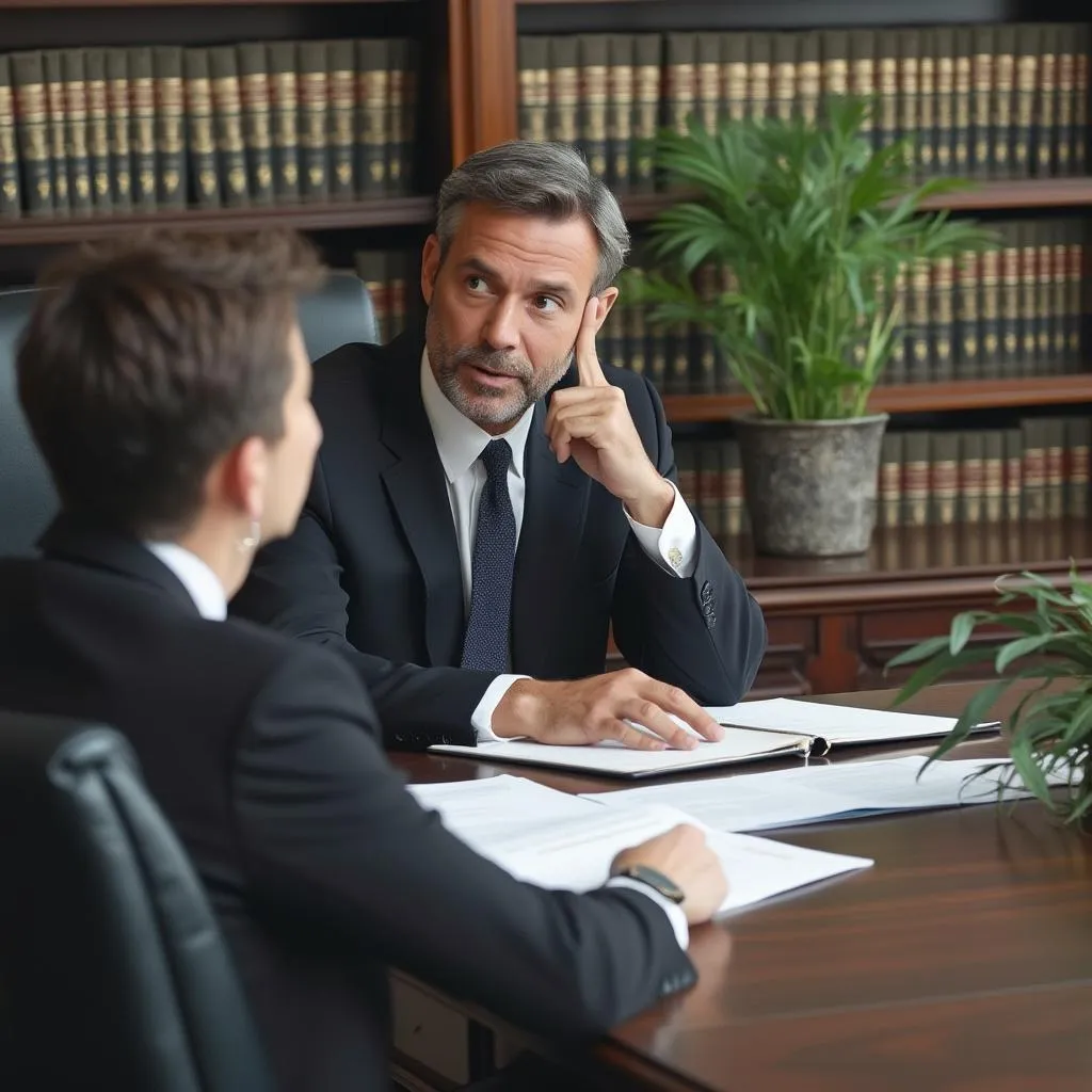 Legal consultation session